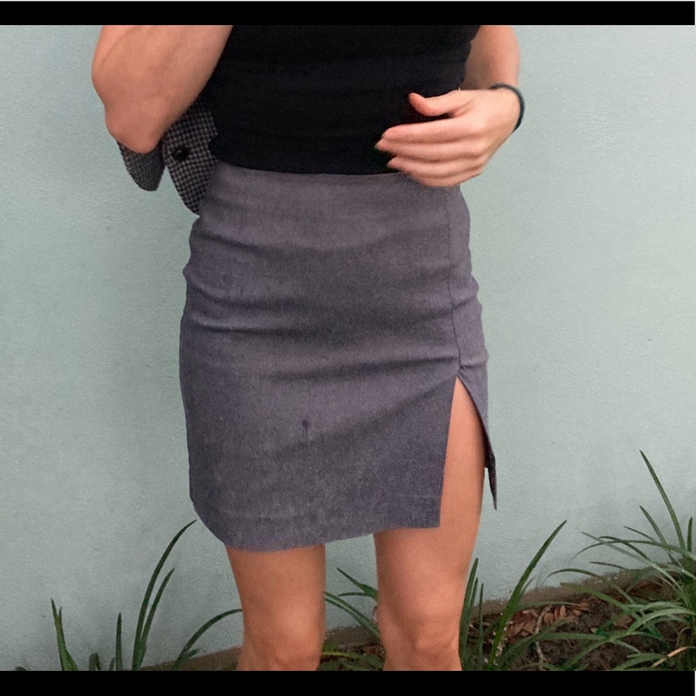 VTG Esprit Tight Pencil Slit Business Skirt 1/2